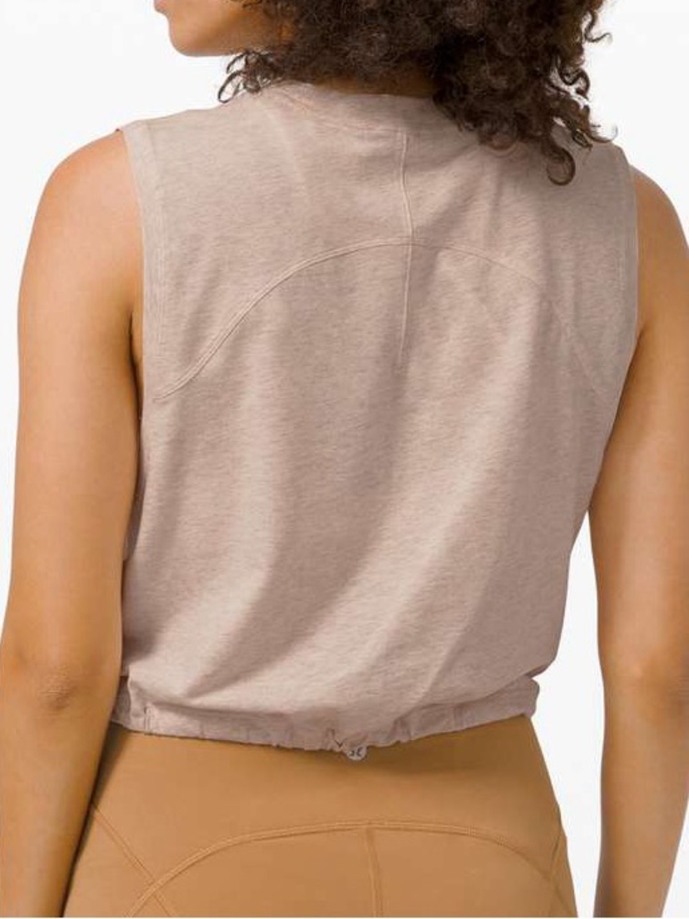 Lululemon Adapt to You Tank Bundle of 3, Black + White + Heathered Dune, Size 10 - Picture 3 of 16